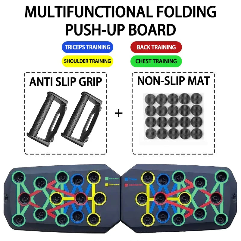 Foldable Push-Up Board Set for Full-Body Workout